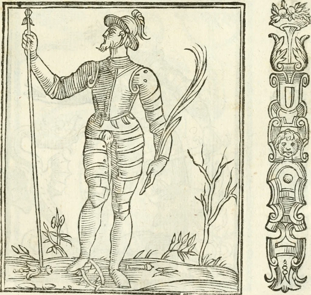 An illustration from Della novissima iconologia, 1624, leaf 244