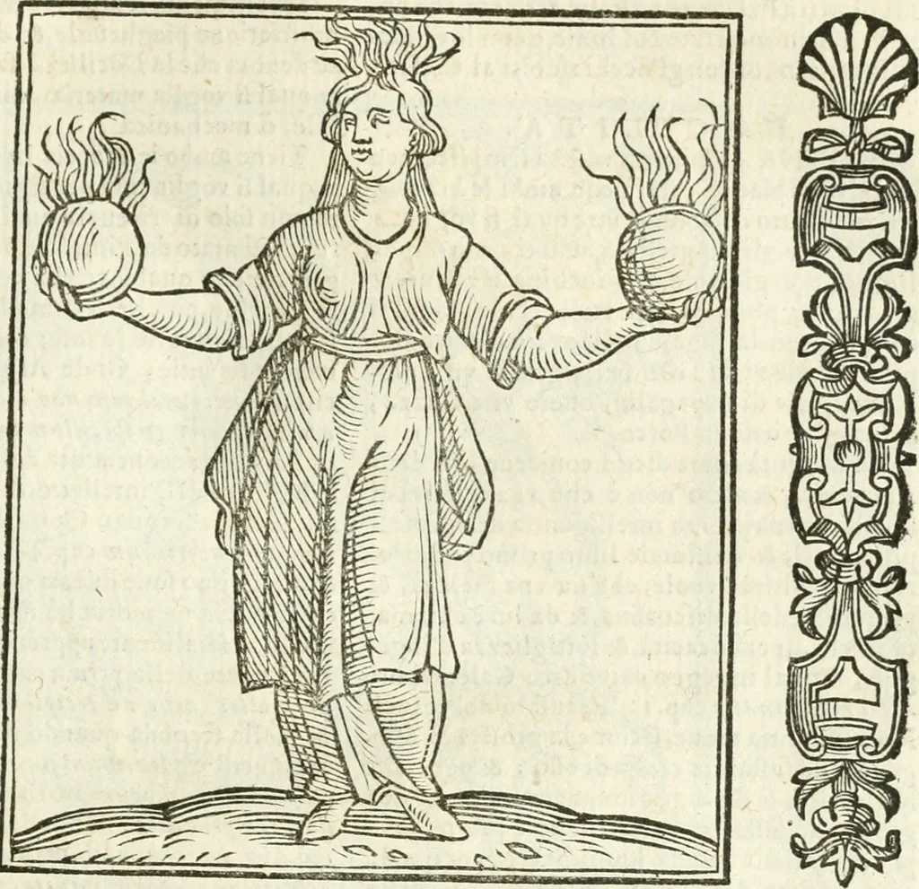 An illustration from Della novissima iconologia, 1624, leaf 248