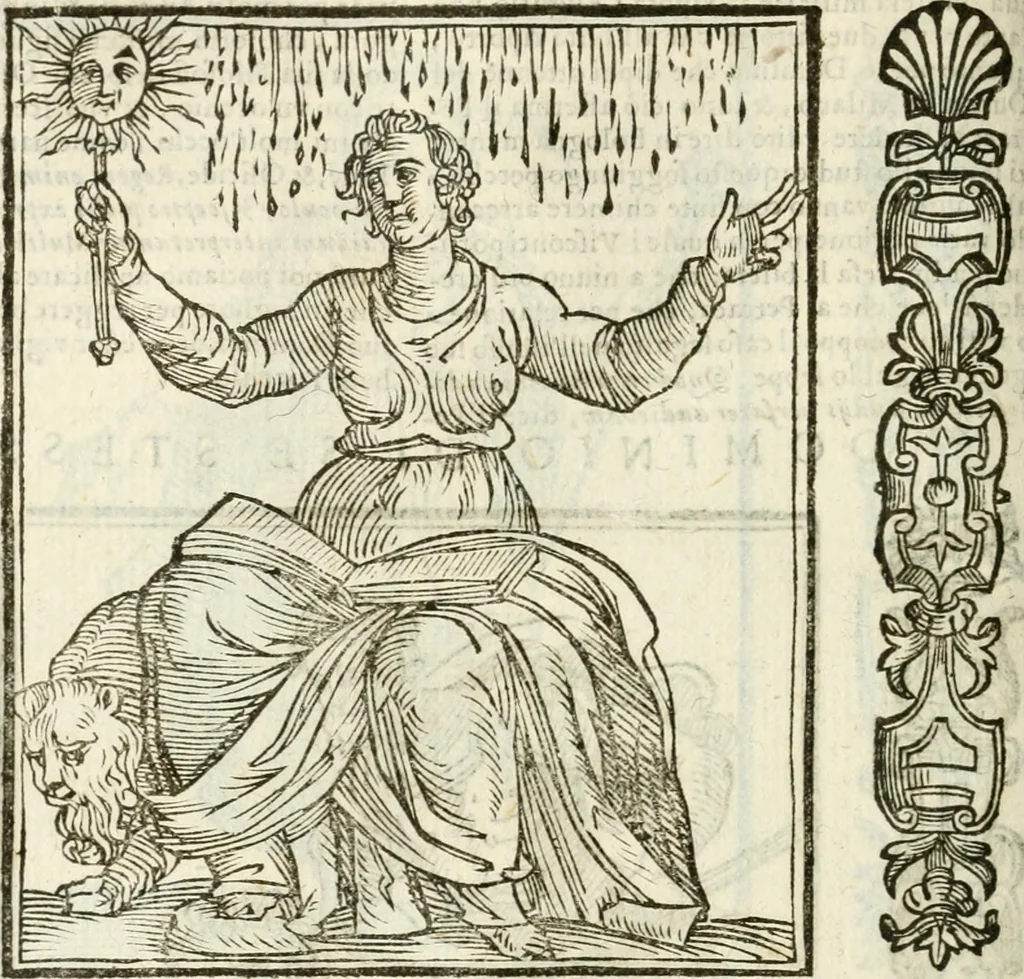 An illustration from Della novissima iconologia, 1624, leaf 253