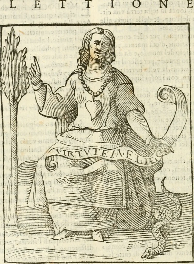 An illustration from Della novissima iconologia, 1624, leaf 261