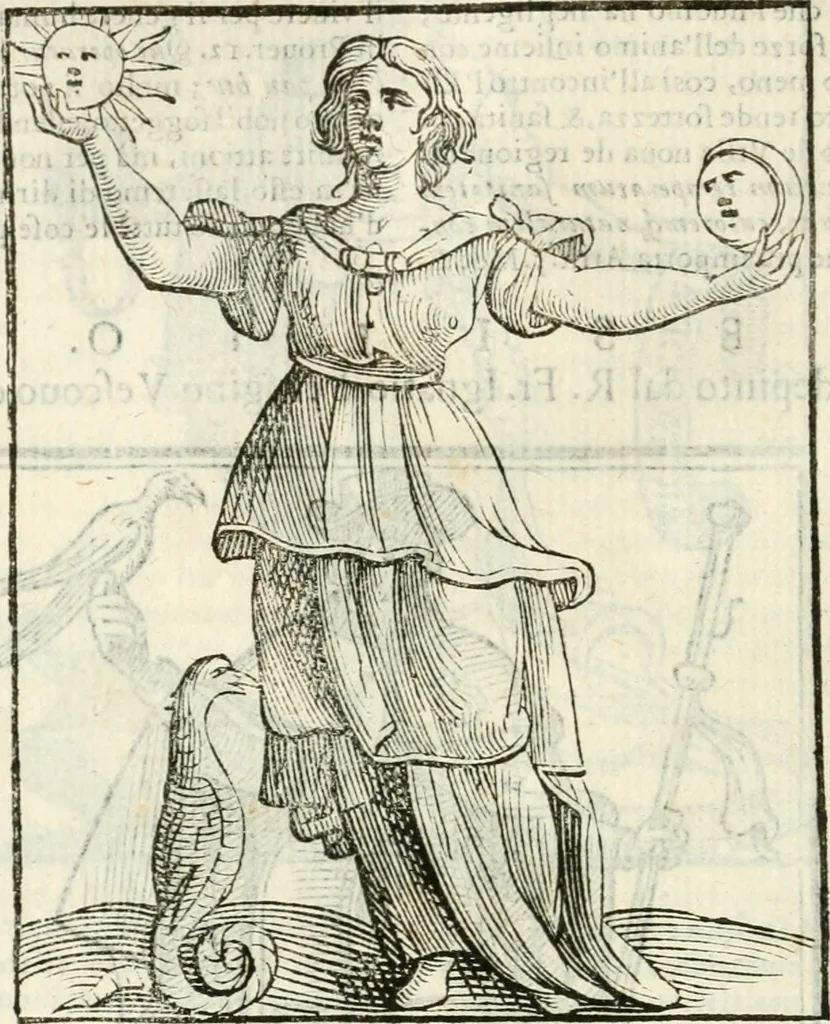 An illustration from Della novissima iconologia, 1624, leaf 273