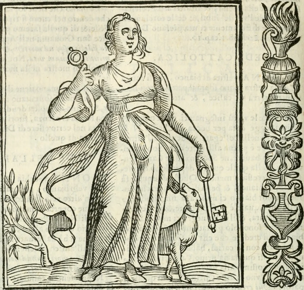An illustration from Della novissima iconologia, 1624, leaf 293