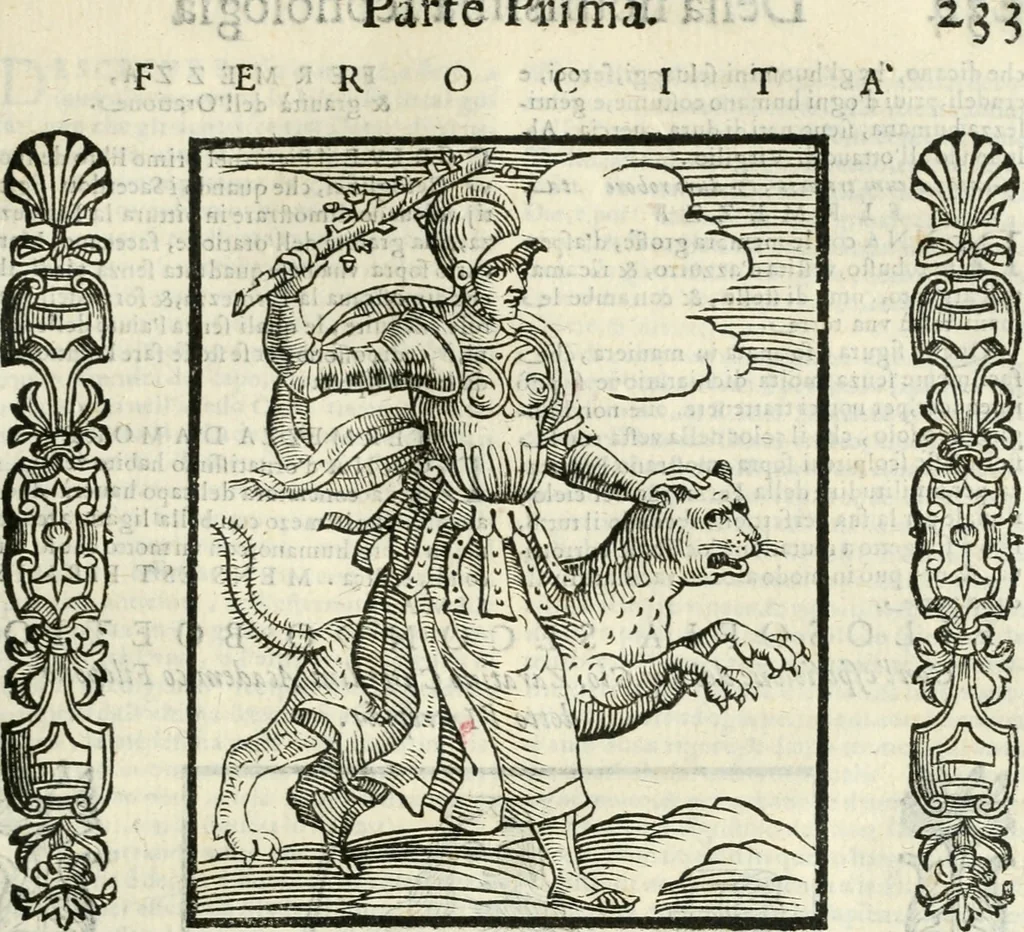 An illustration from Della novissima iconologia, 1624, leaf 296