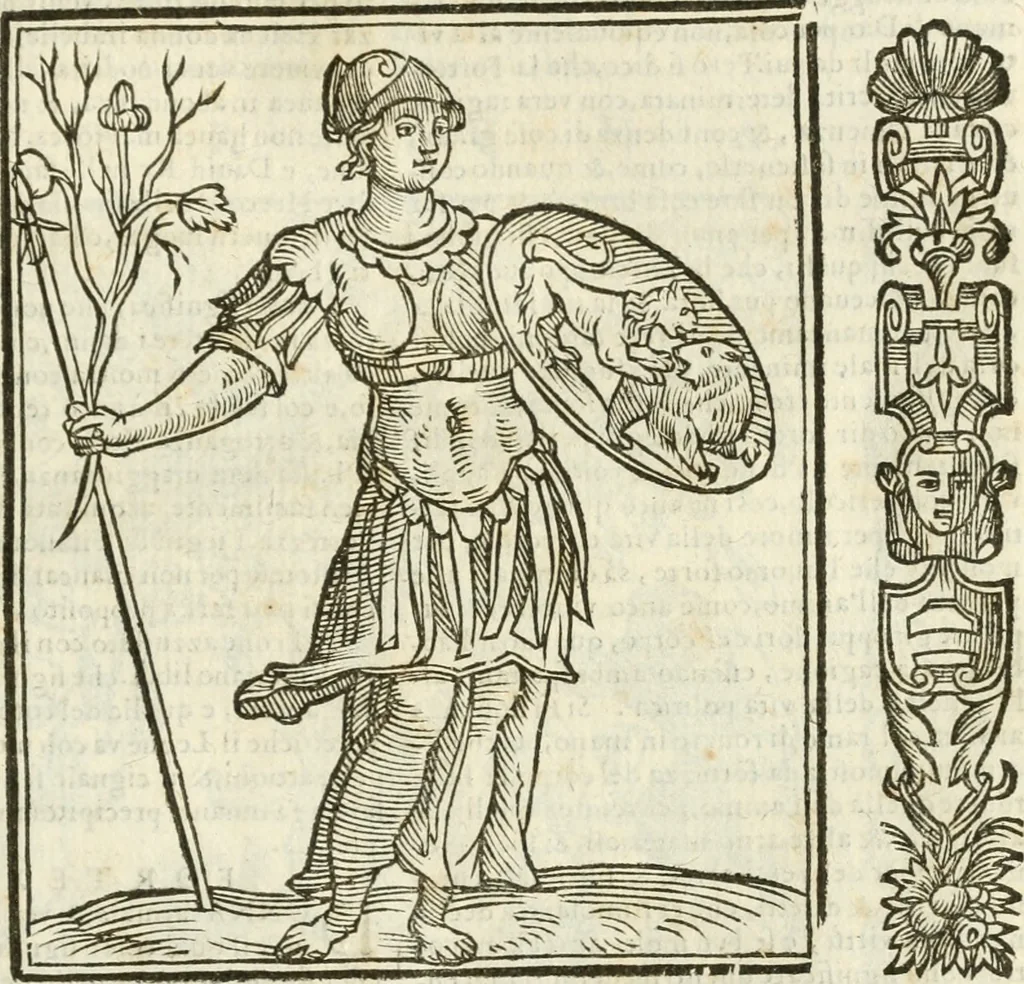 An illustration from Della novissima iconologia, 1624, leaf 316