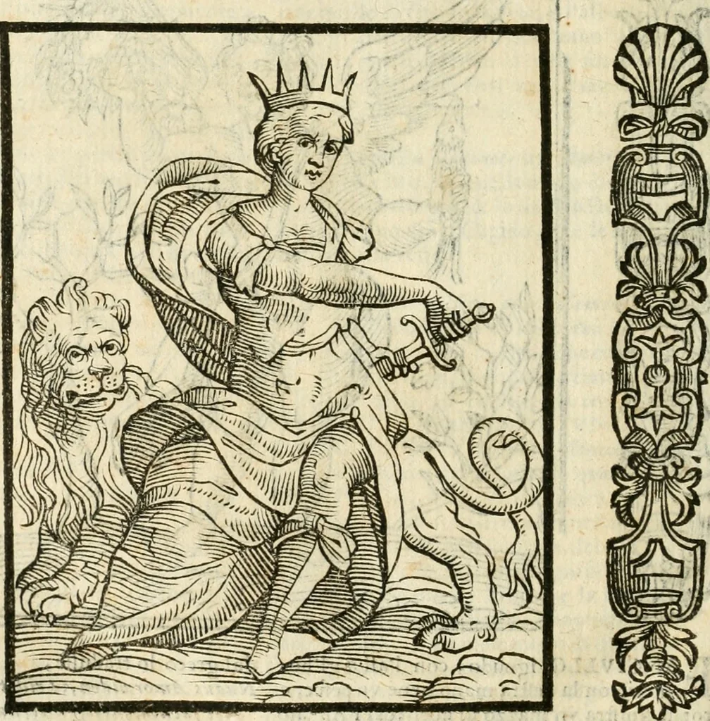 An illustration from Della novissima iconologia, 1624, leaf 321