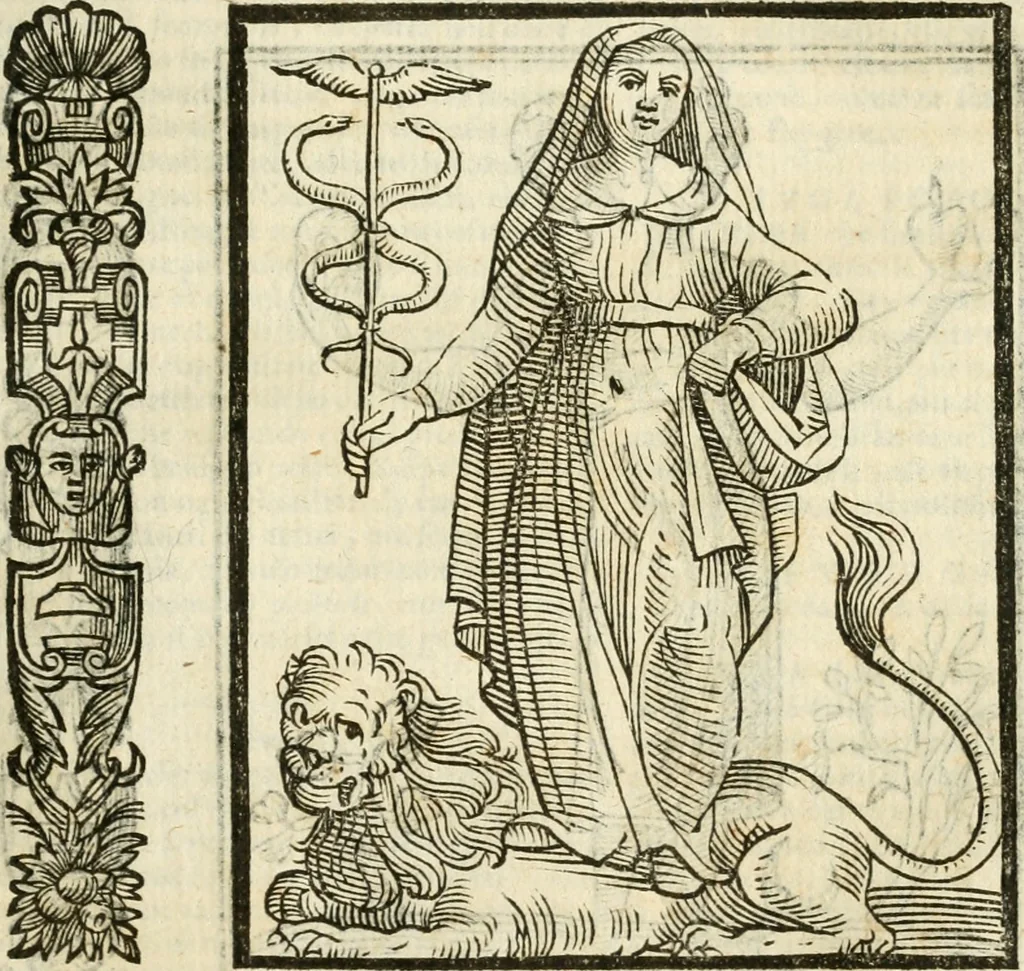 An illustration from Della novissima iconologia, 1624, leaf 322