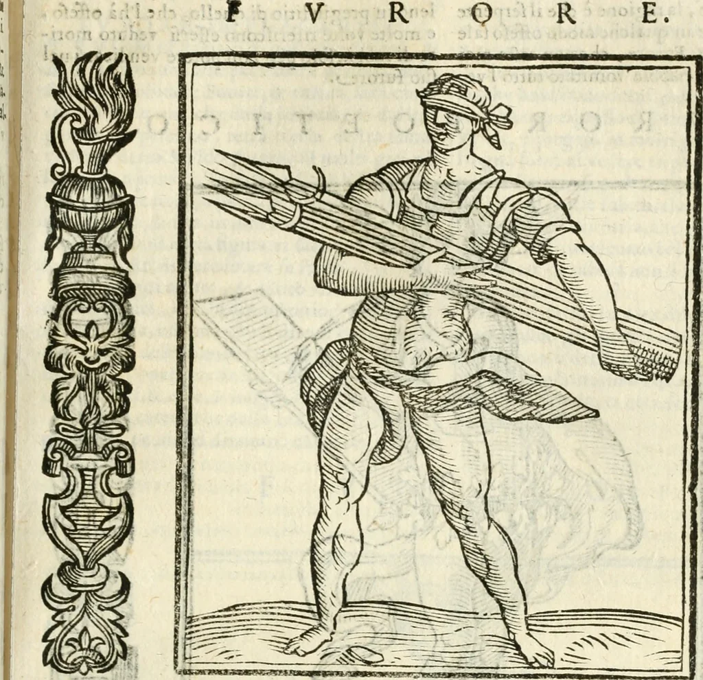 An illustration from Della novissima iconologia, 1624, leaf 326