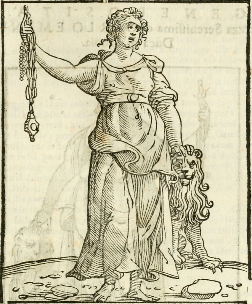 An illustration from Della novissima iconologia, 1624, leaf 336