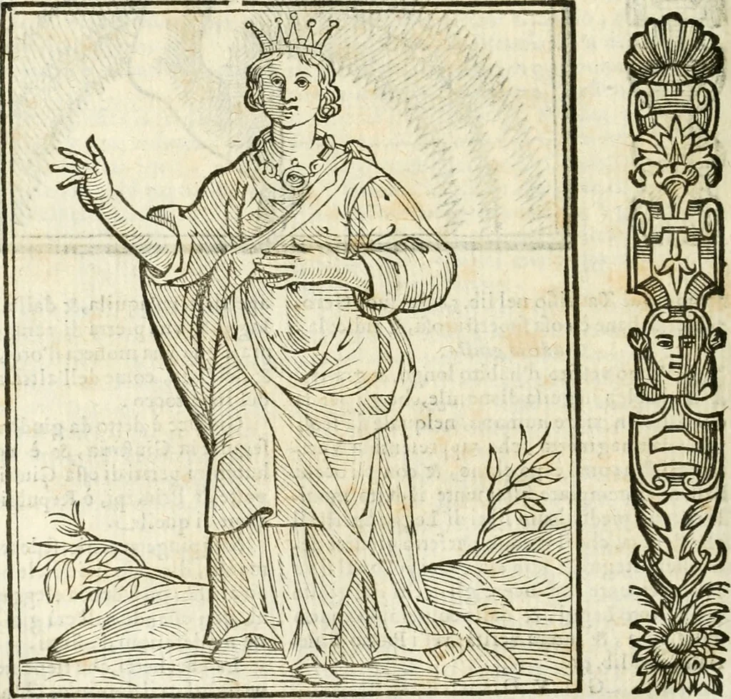 An illustration from Della novissima iconologia, 1624, leaf 345