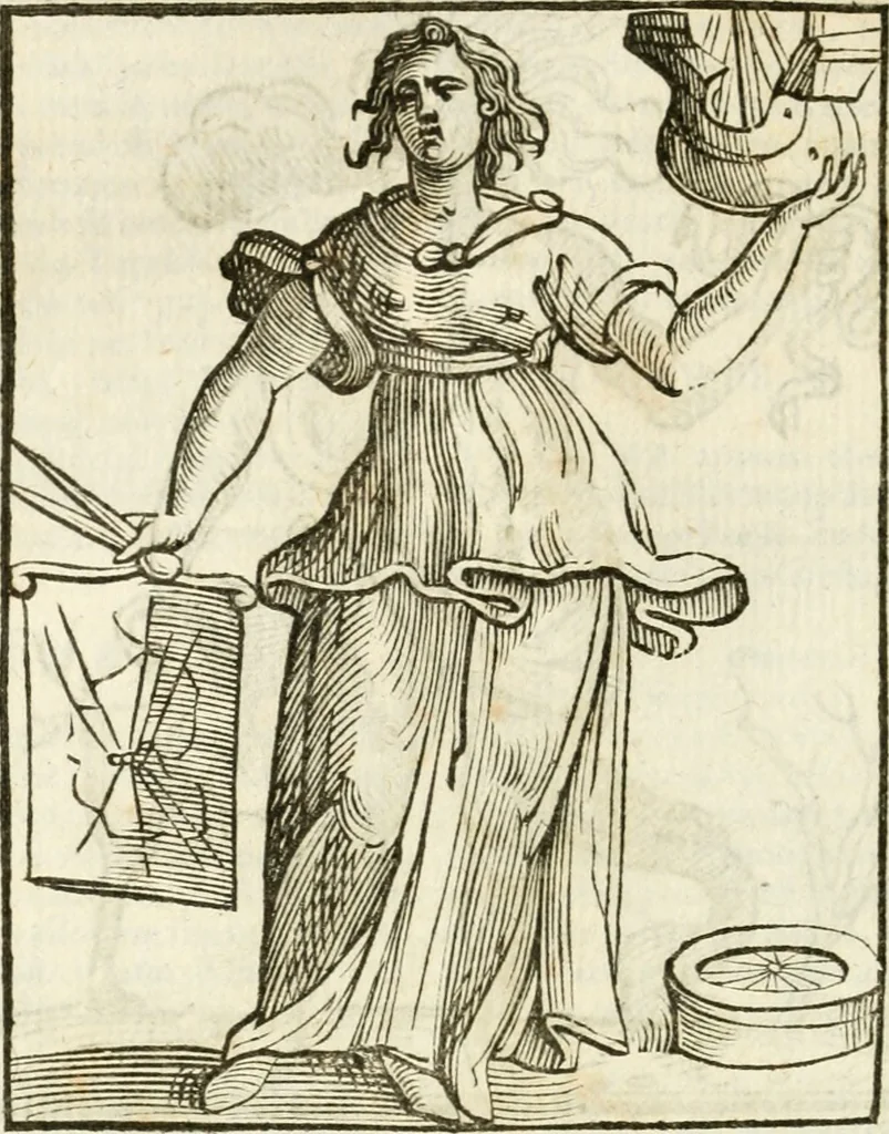 An illustration from Della novissima iconologia, 1624, leaf 357