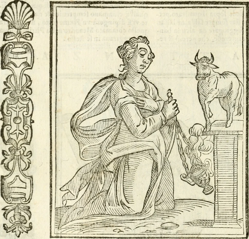 An illustration from Della novissima iconologia, 1624, leaf 373