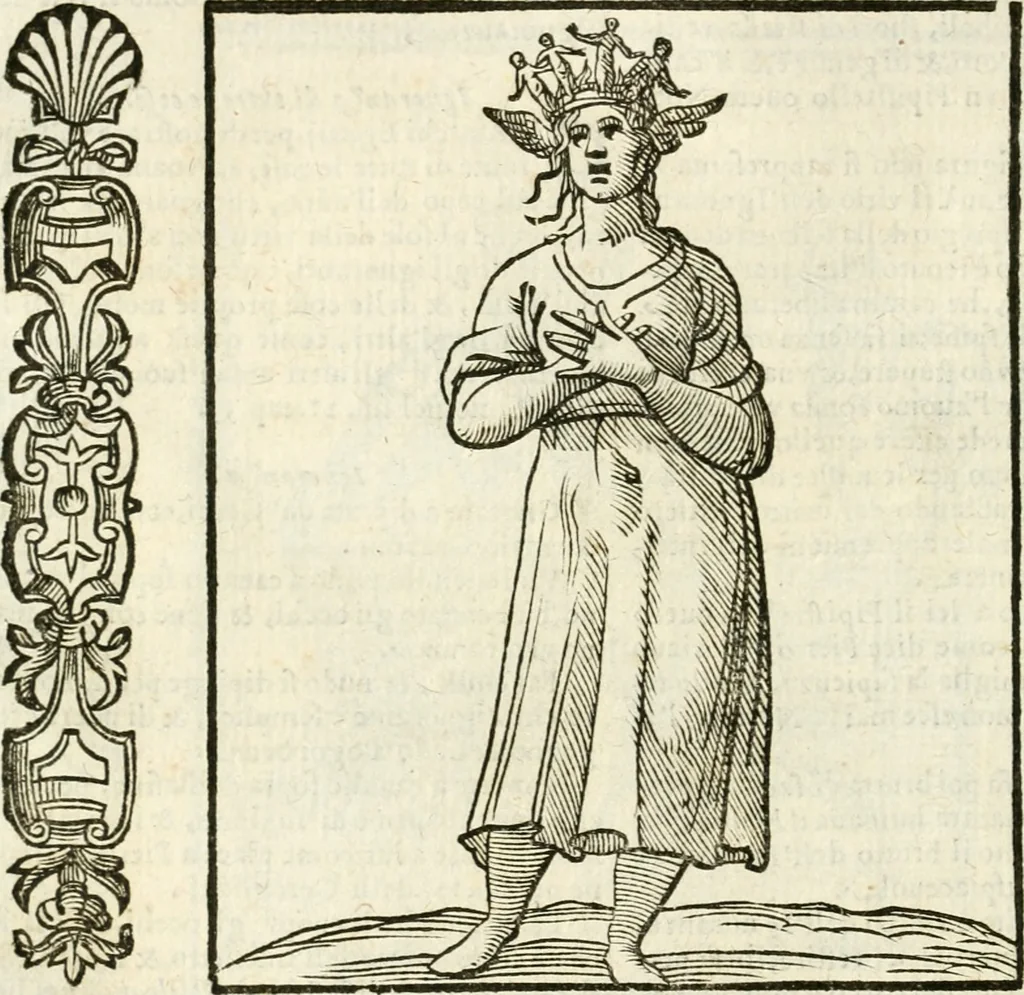An illustration from Della novissima iconologia, 1624, leaf 375