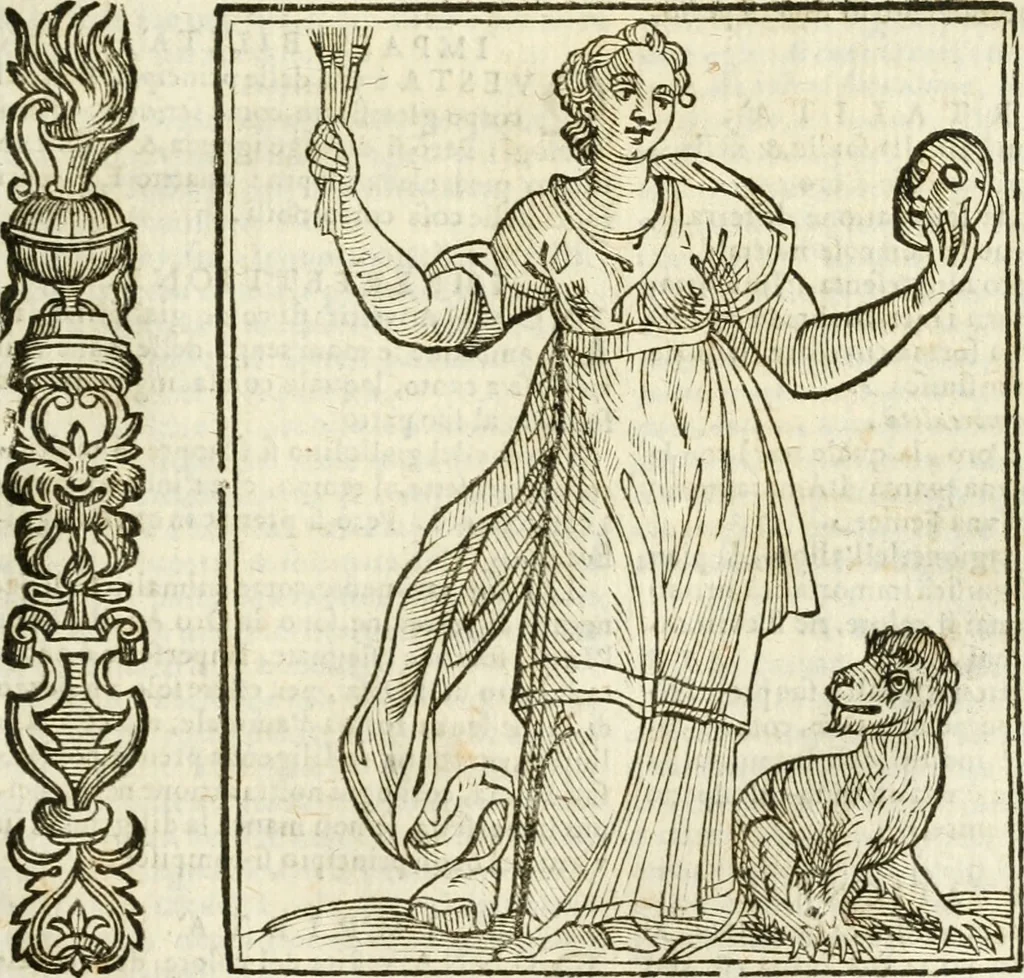 An illustration from Della novissima iconologia, 1624, leaf 376