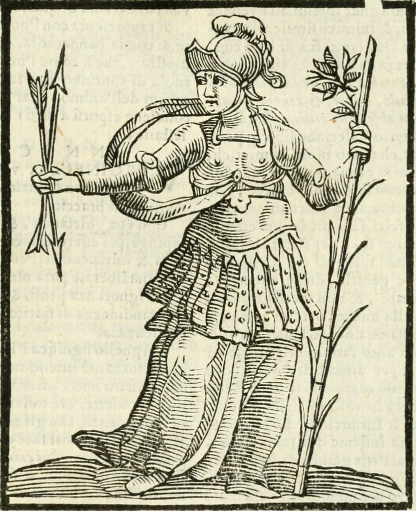 An illustration from Della novissima iconologia, 1624, leaf 390