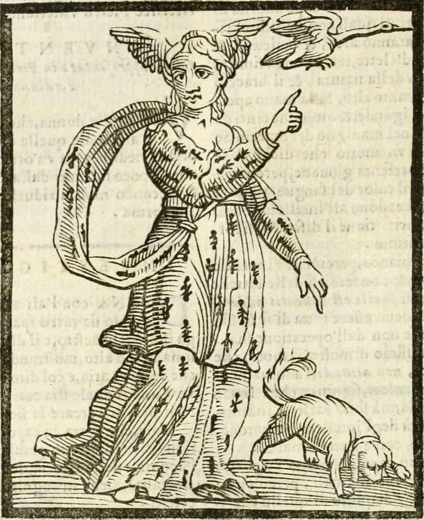 An illustration from Della novissima iconologia, 1624, leaf 399