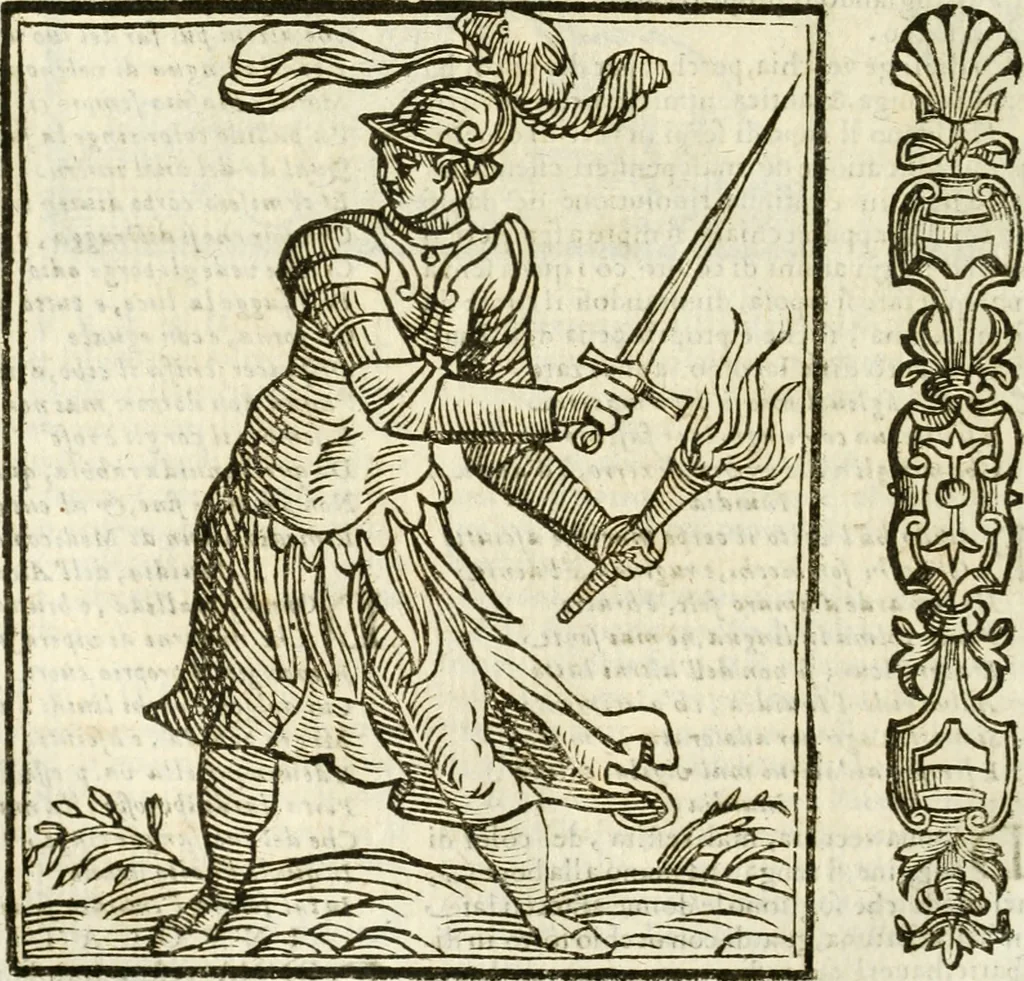 An illustration from Della novissima iconologia, 1624, leaf 401