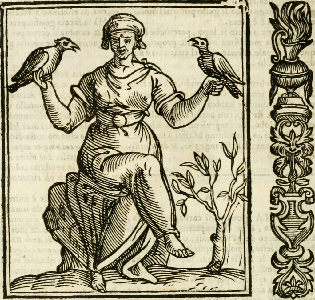 An illustration from Della novissima iconologia, 1624, leaf 403