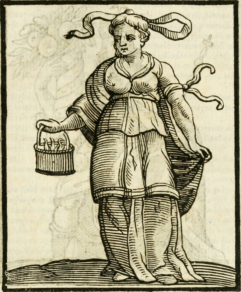 An illustration from Della novissima iconologia, 1624, leaf 404