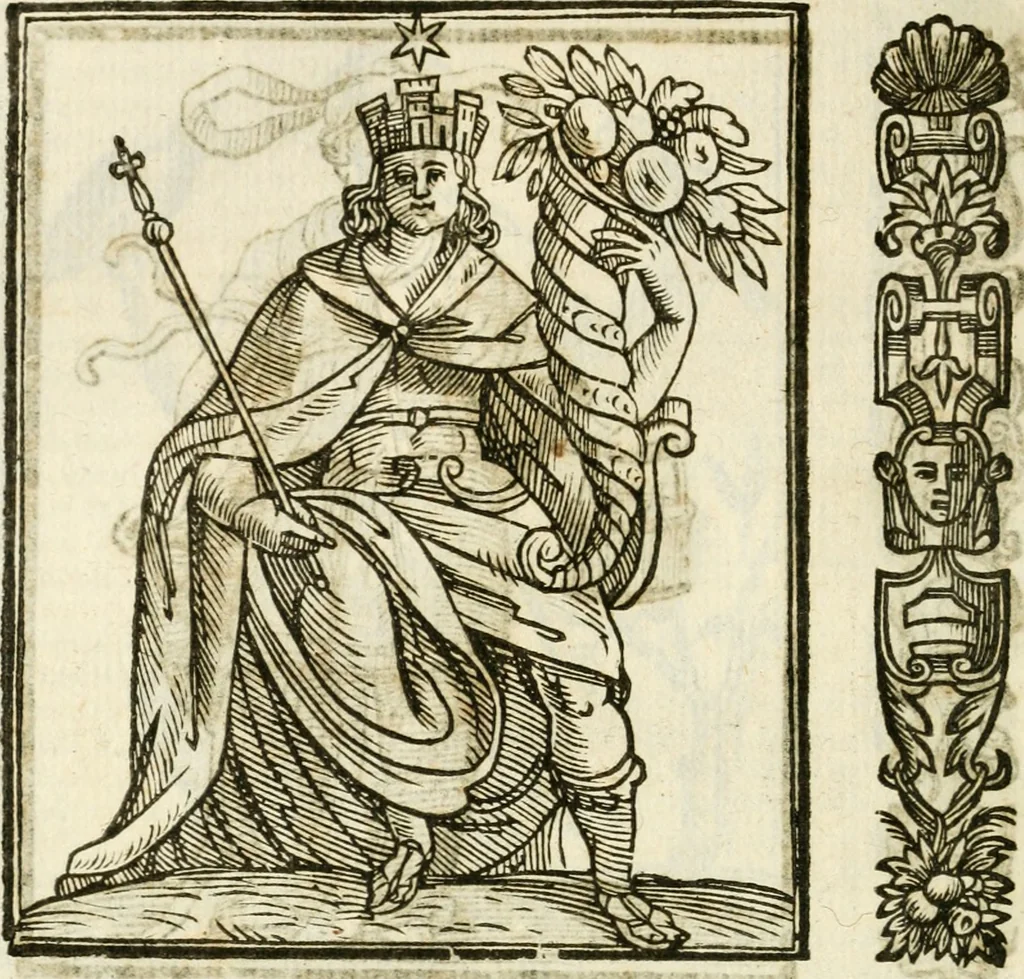 An illustration from Della novissima iconologia, 1624, leaf 405