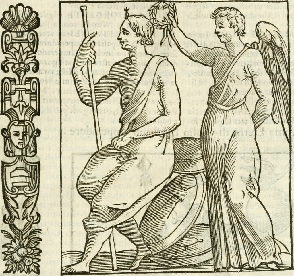 An illustration from Della novissima iconologia, 1624, leaf 410