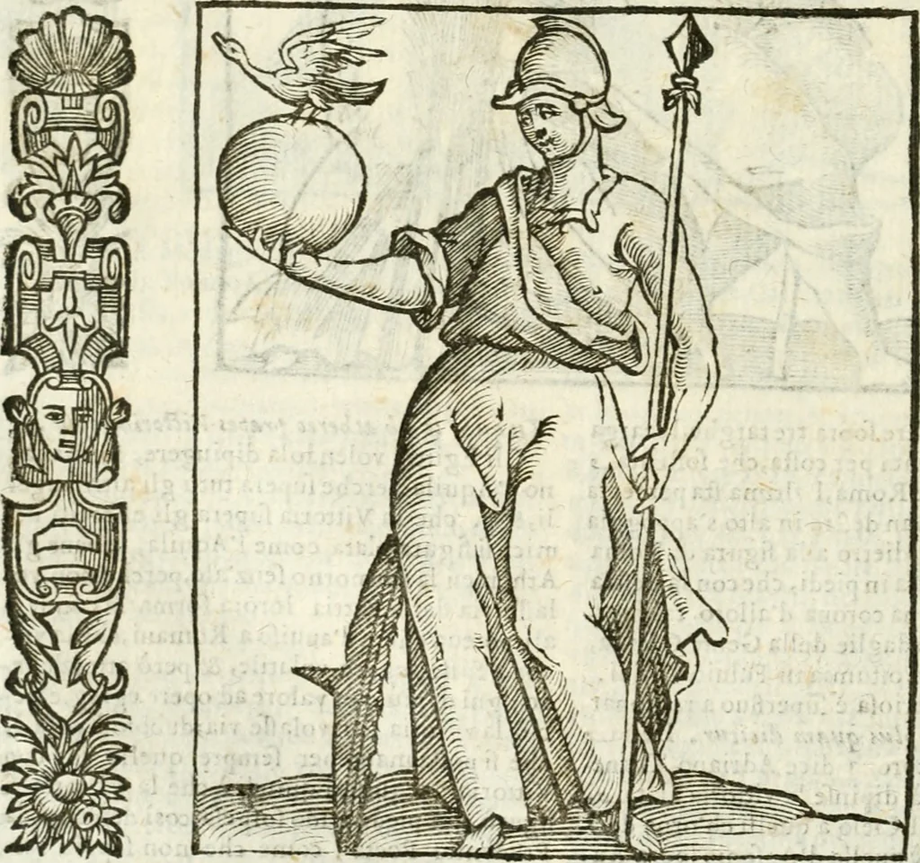 An illustration from Della novissima iconologia, 1624, leaf 411