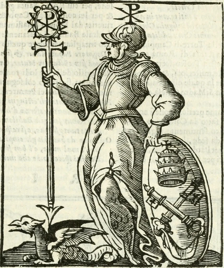 An illustration from Della novissima iconologia, 1624, leaf 420