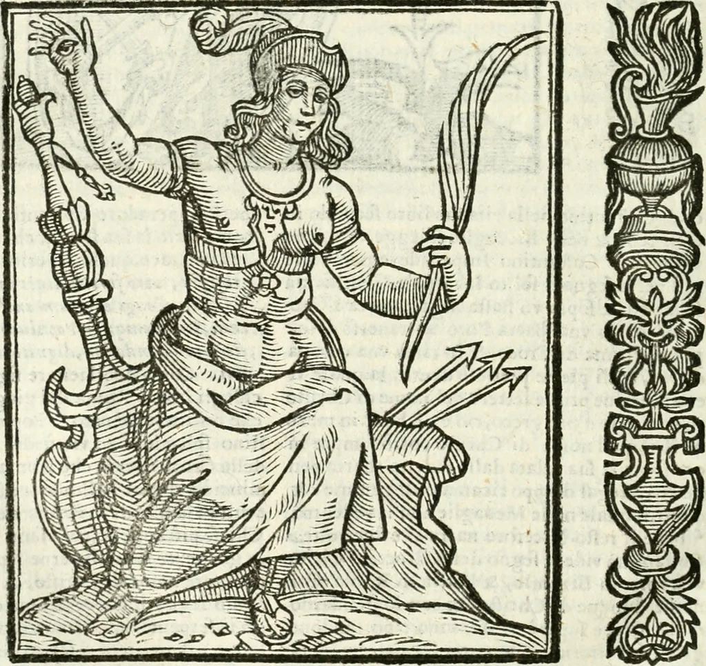 An illustration from Della novissima iconologia, 1624, leaf 421