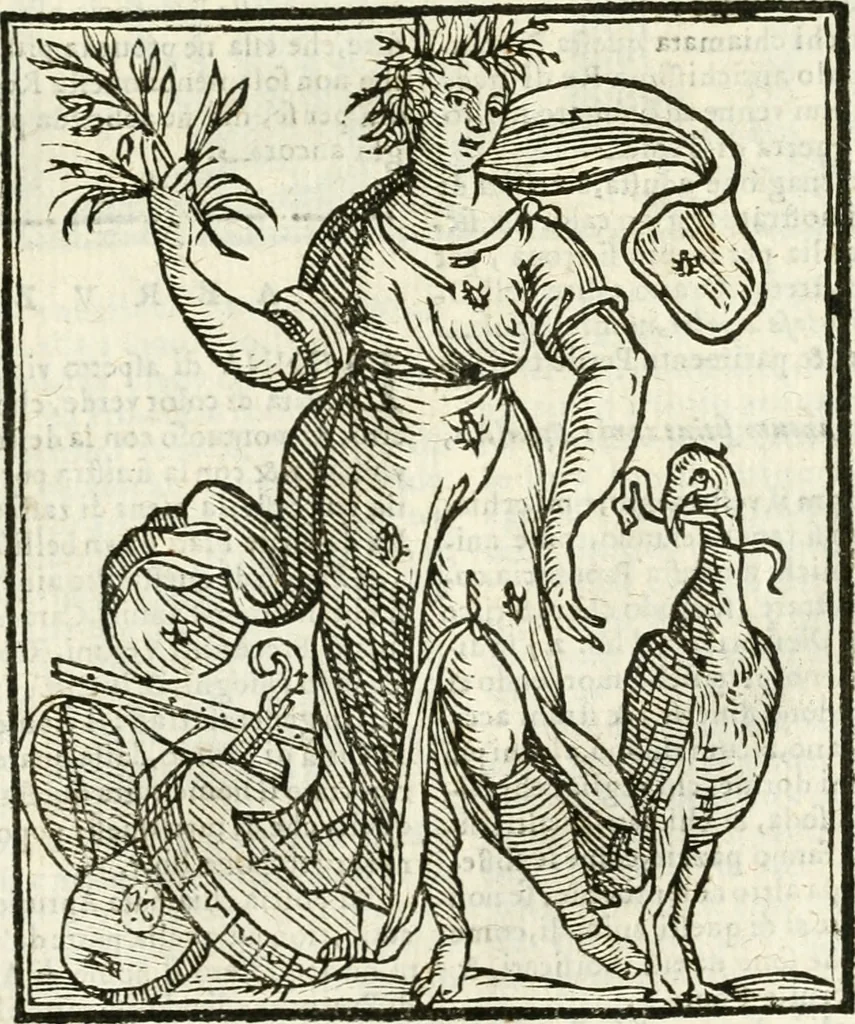 An illustration from Della novissima iconologia, 1624, leaf 432