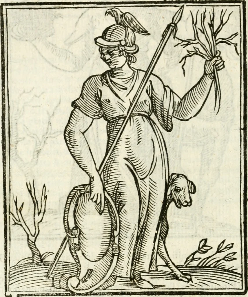 An illustration from Della novissima iconologia, 1624, leaf 435