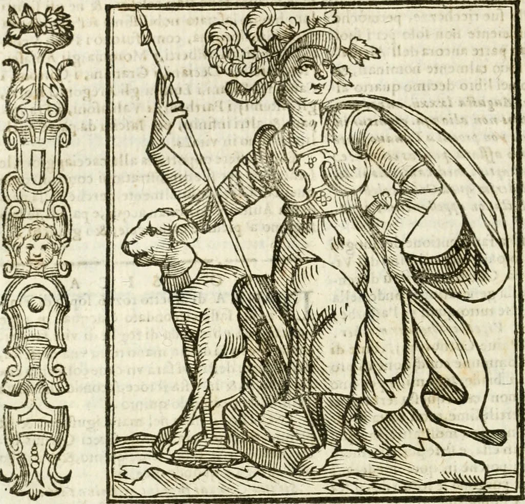 An illustration from Della novissima iconologia, 1624, leaf 445