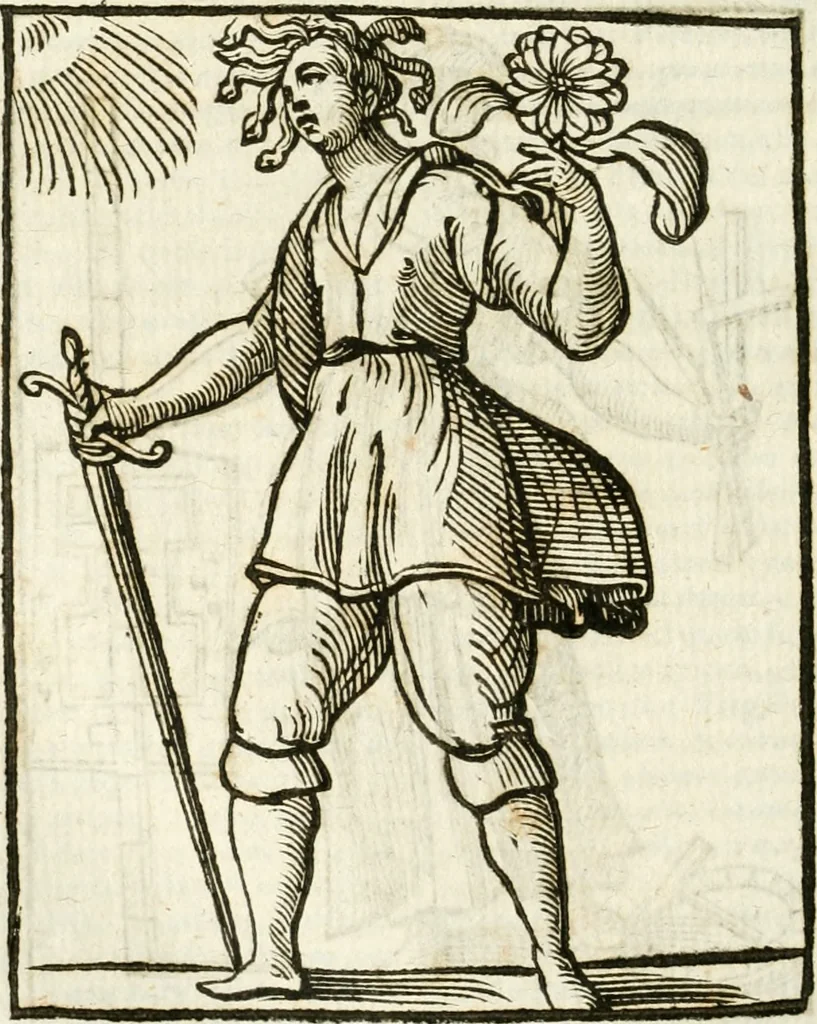 An illustration from Della novissima iconologia, 1624, leaf 453