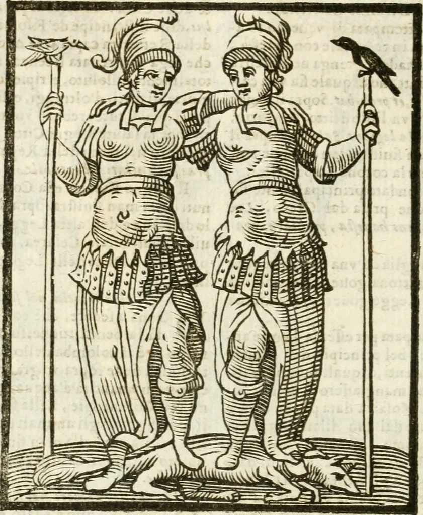 An illustration from Della novissima iconologia, 1624, leaf 457
