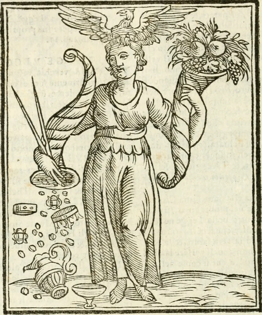 An illustration from Della novissima iconologia, 1624, leaf 461