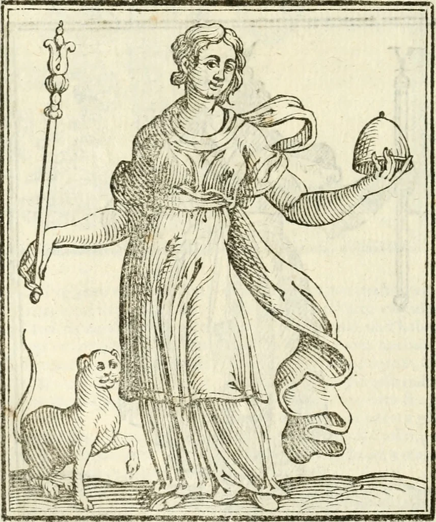 An illustration from Della novissima iconologia, 1624, leaf 463