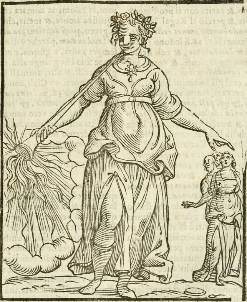 An illustration from Della novissima iconologia, 1624, leaf 466