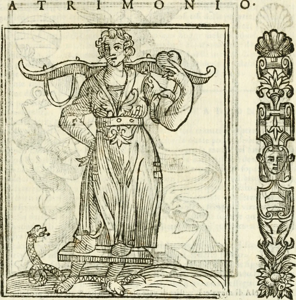 An illustration from Della novissima iconologia, 1624, leaf 476