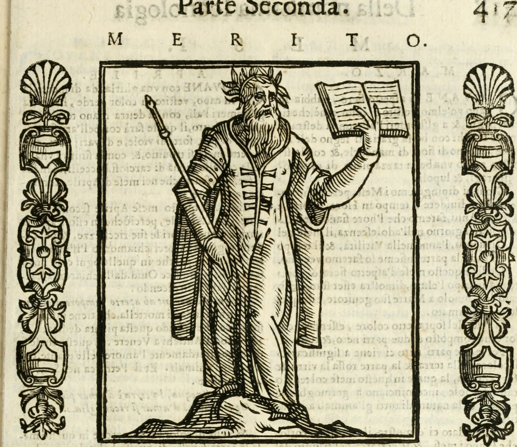 An illustration from Della novissima iconologia, 1624, leaf 484