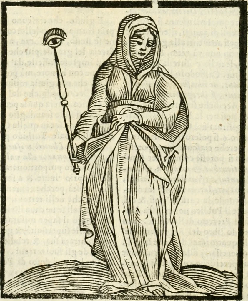 An illustration from Della novissima iconologia, 1624, leaf 501