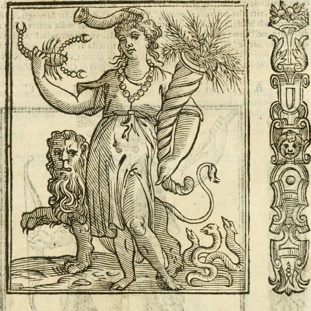 An illustration from Della novissima iconologia, 1624, leaf 508