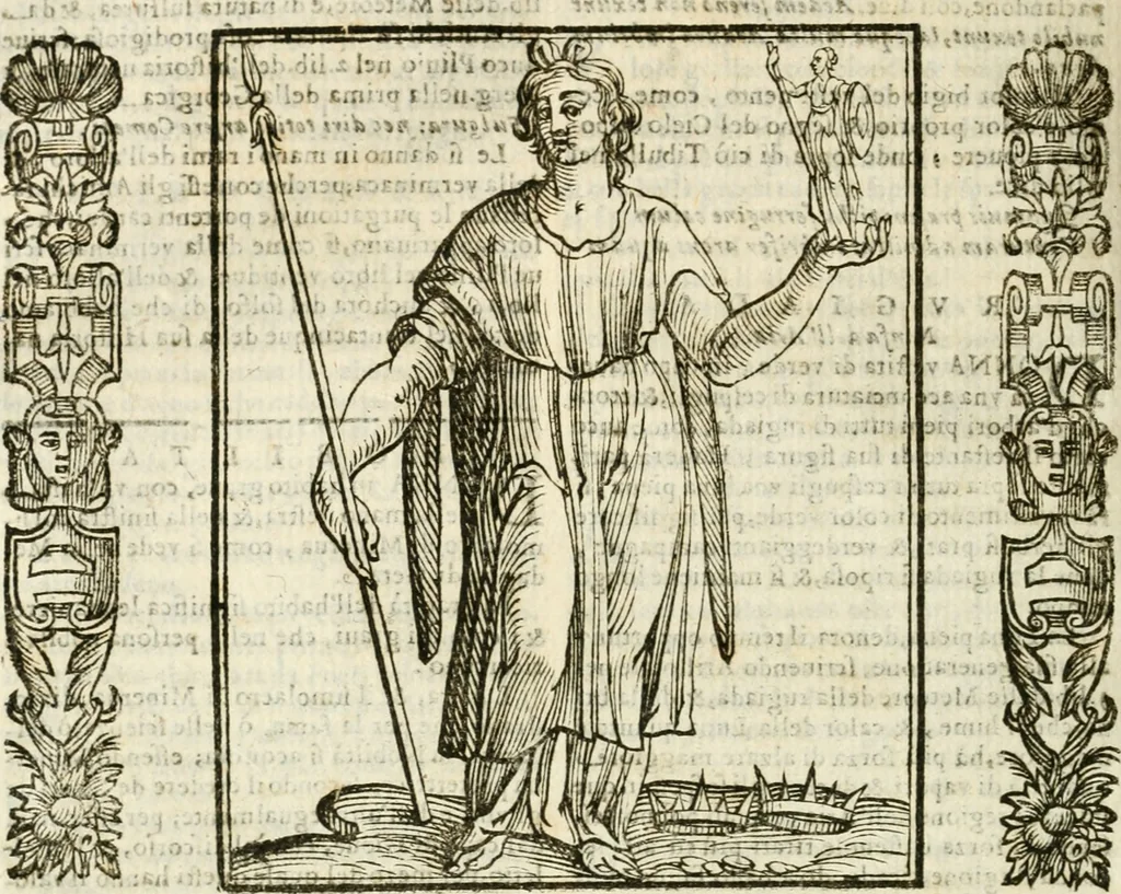 An illustration from Della novissima iconologia, 1624, leaf 531