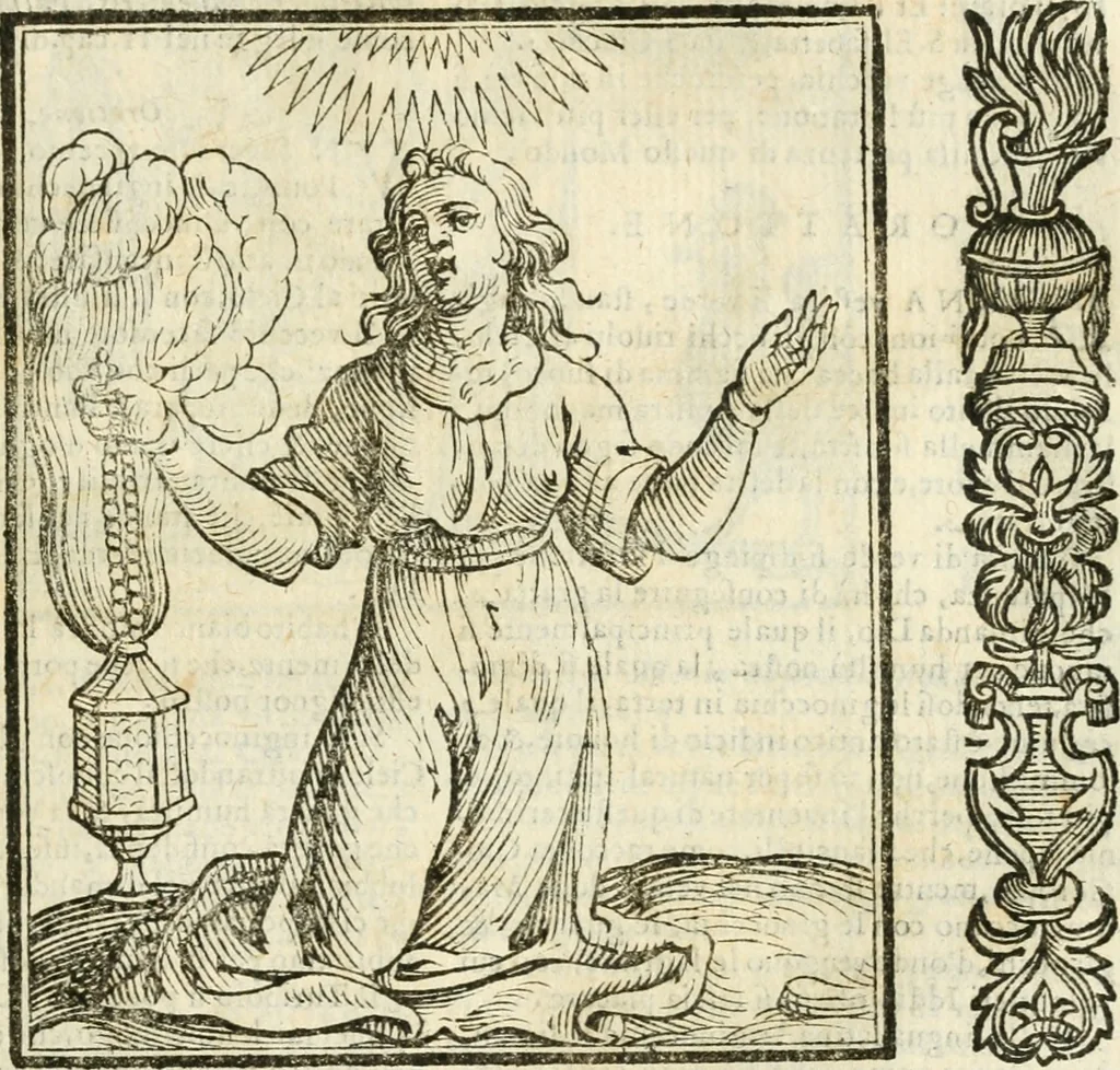 An illustration from Della novissima iconologia, 1624, leaf 548