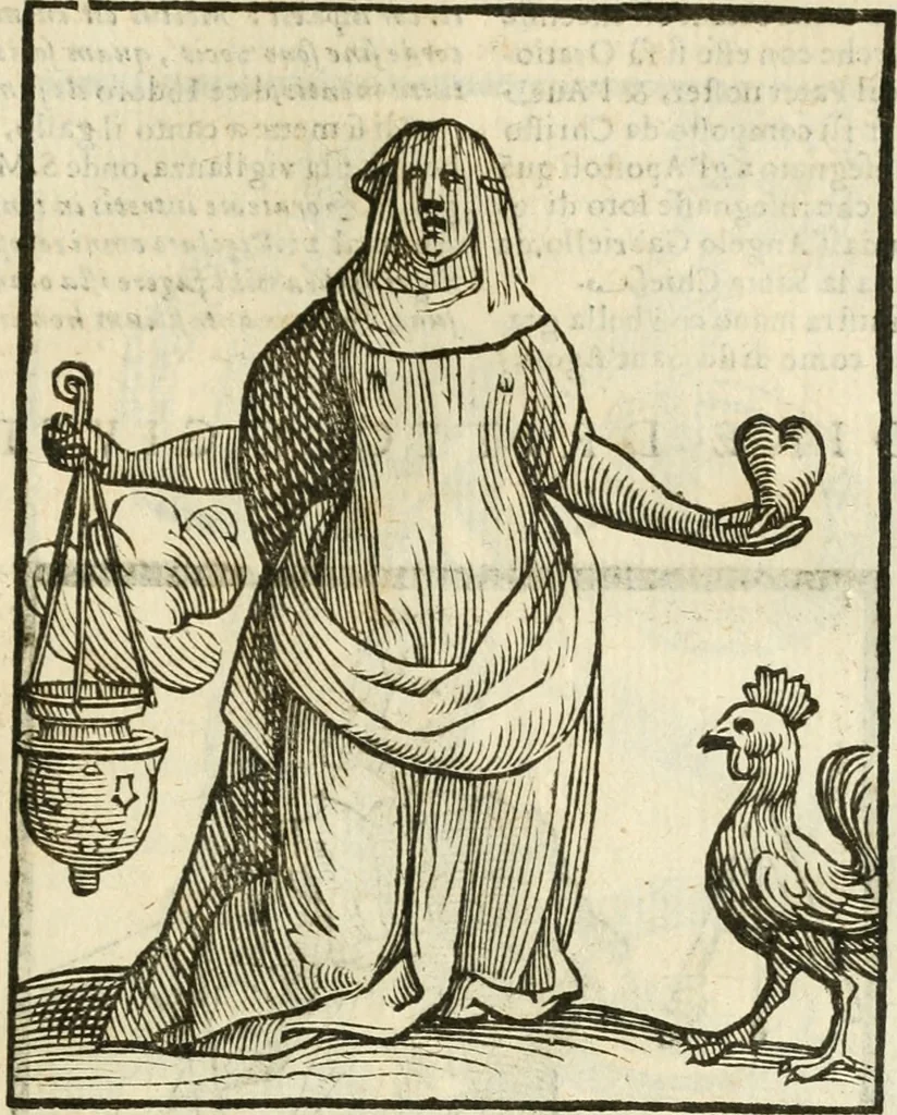 An illustration from Della novissima iconologia, 1624, leaf 550
