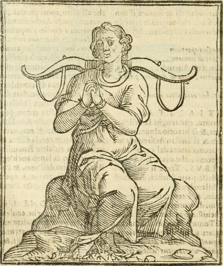 An illustration from Della novissima iconologia, 1624, leaf 565