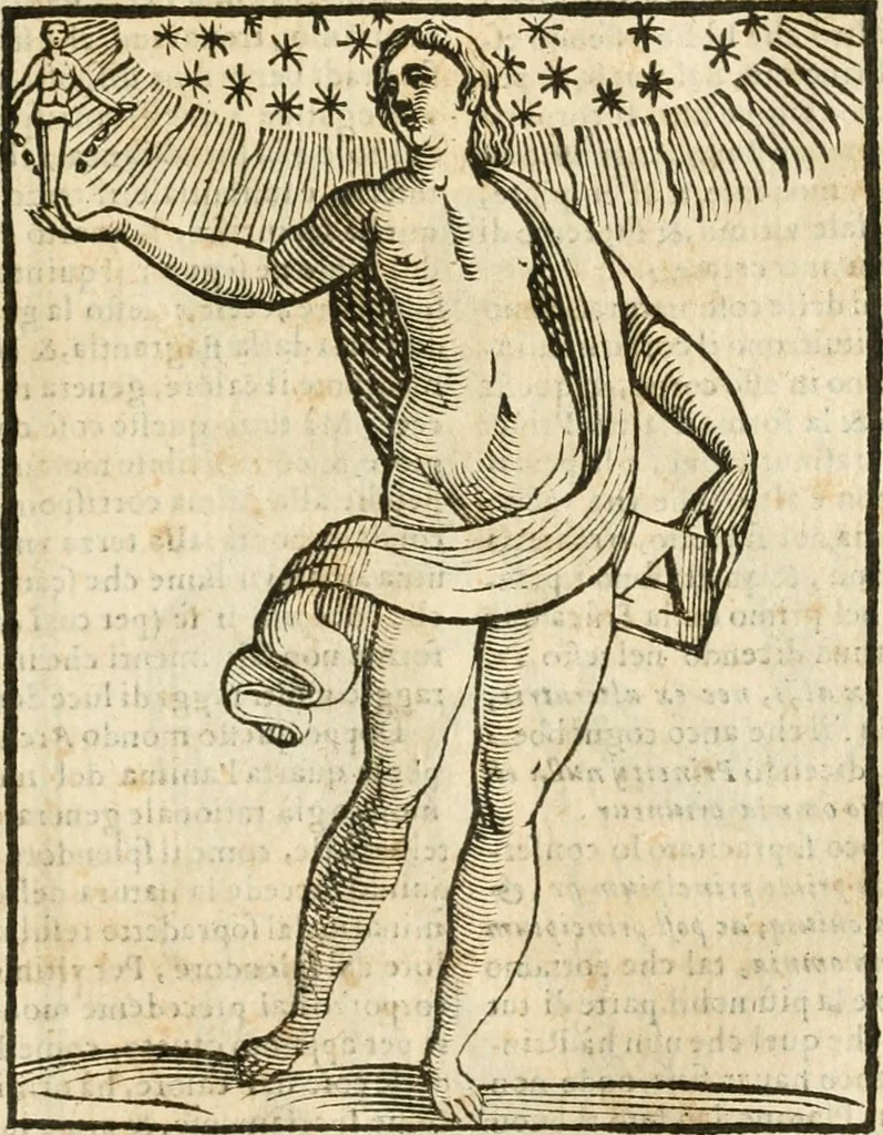 An illustration from Della novissima iconologia, 1624, leaf 596