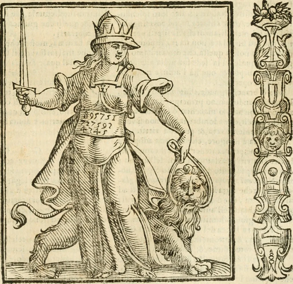 An illustration from Della novissima iconologia, 1624, leaf 616