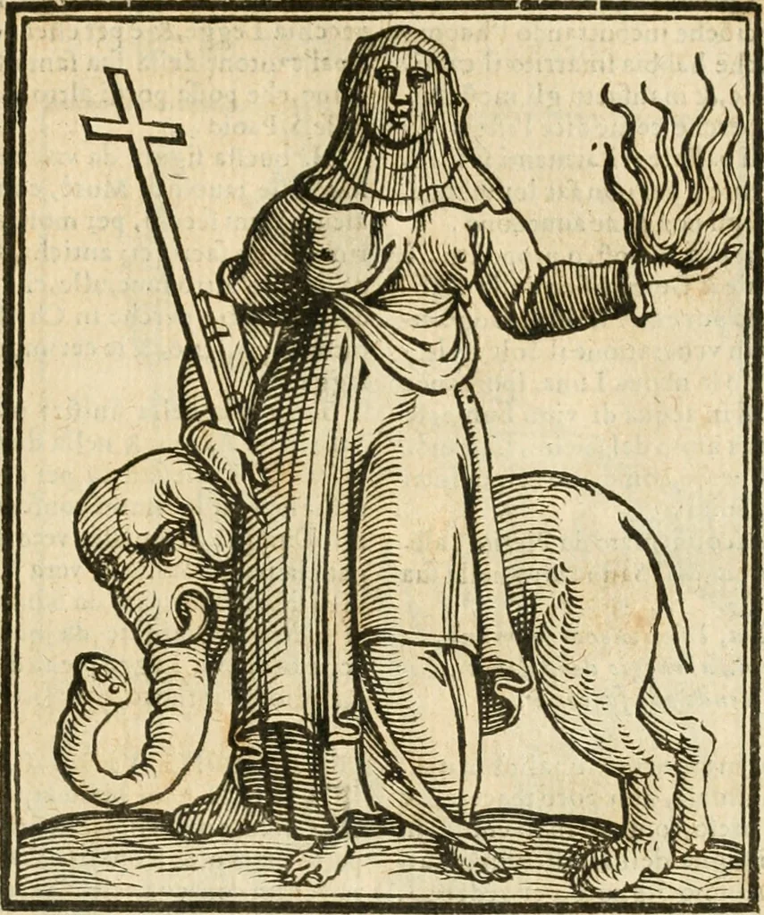 An illustration from Della novissima iconologia, 1624, leaf 622