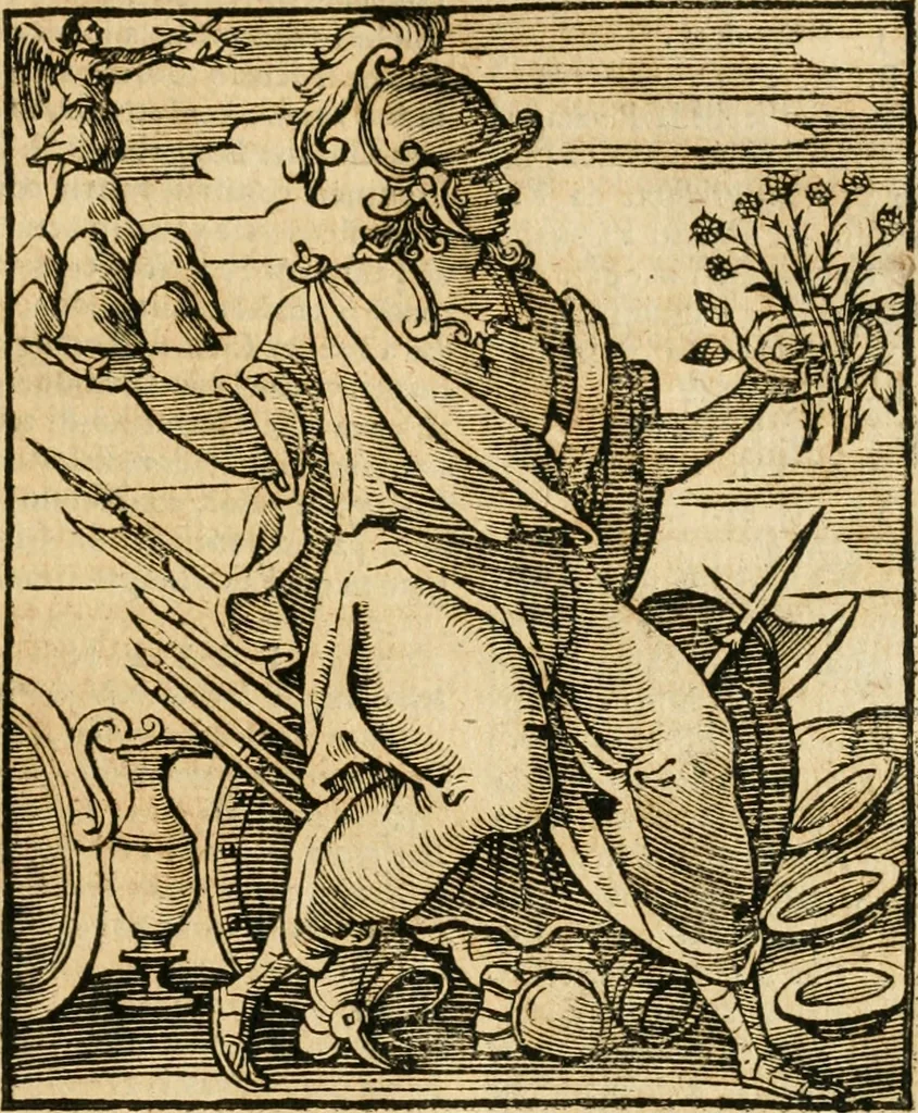 An illustration from Della novissima iconologia, 1624, leaf 636