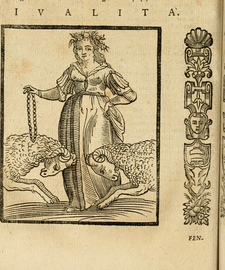 An illustration from Della novissima iconologia, 1624, leaf 643