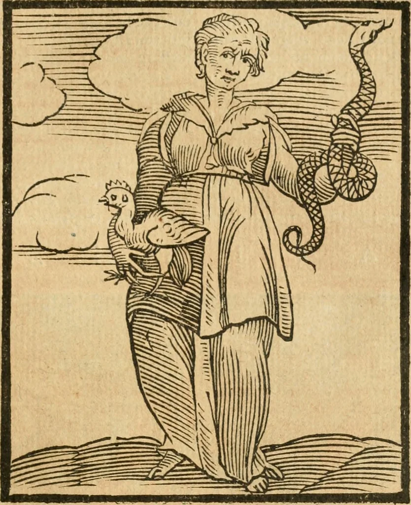 An illustration from Della novissima iconologia, 1624, leaf 648