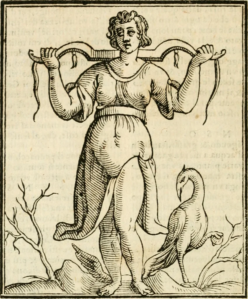 An illustration from Della novissima iconologia, 1624, leaf 673